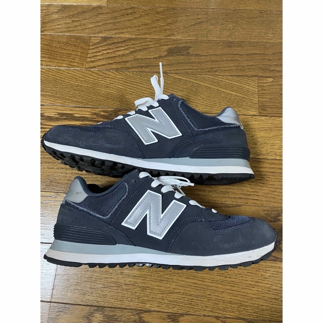 New Balance(ニューバランス)のニューバランス　M574NN 574 ネイビー　27.0 WIDTH D 箱付 メンズの靴/シューズ(スニーカー)の商品写真