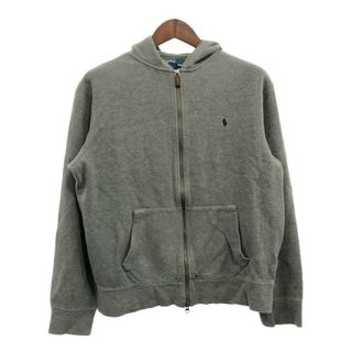 ポロラルフローレン(POLO RALPH LAUREN)のPolo by Ralph Lauren ポロ ラルフローレン スウェット パーカー トップス ワンポイントロゴ グレー (メンズ L) 中古 古着 P8939(パーカー)