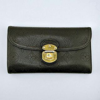 ルイヴィトン(LOUIS VUITTON)のルイヴィトン マヒナ M95549 アメリア 長財布 レディース ブラウン(財布)