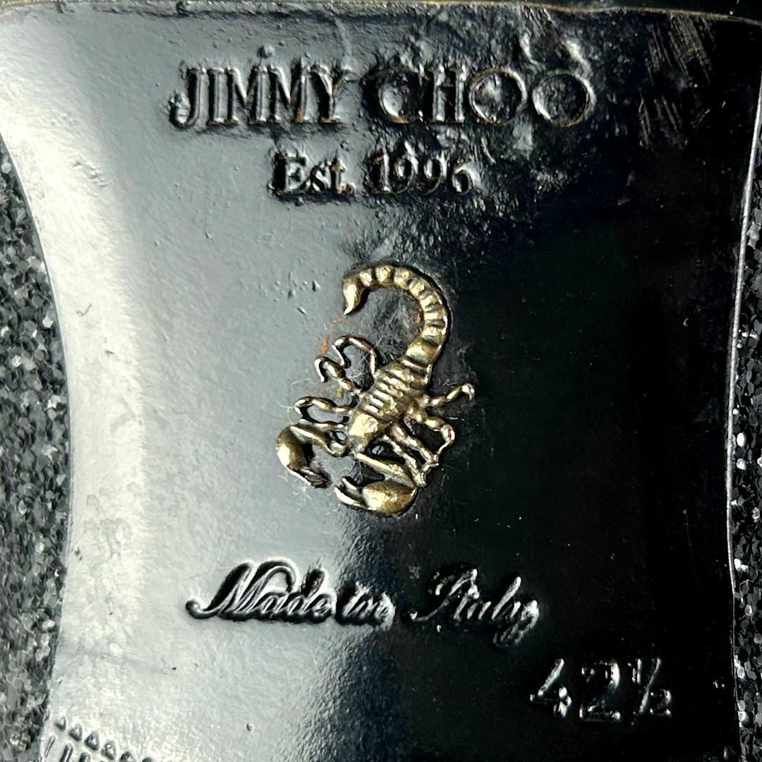 JIMMY CHOO(ジミーチュウ)の【良品】ジミー チュウ　グリッター　スリッポン　シューズ　42.5サイズ メンズの靴/シューズ(スリッポン/モカシン)の商品写真