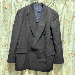 ヨウジヤマモト(Yohji Yamamoto)のヨウジヤマモト  ウールギャバオーバーサイズダブルジャケットコート(テーラードジャケット)