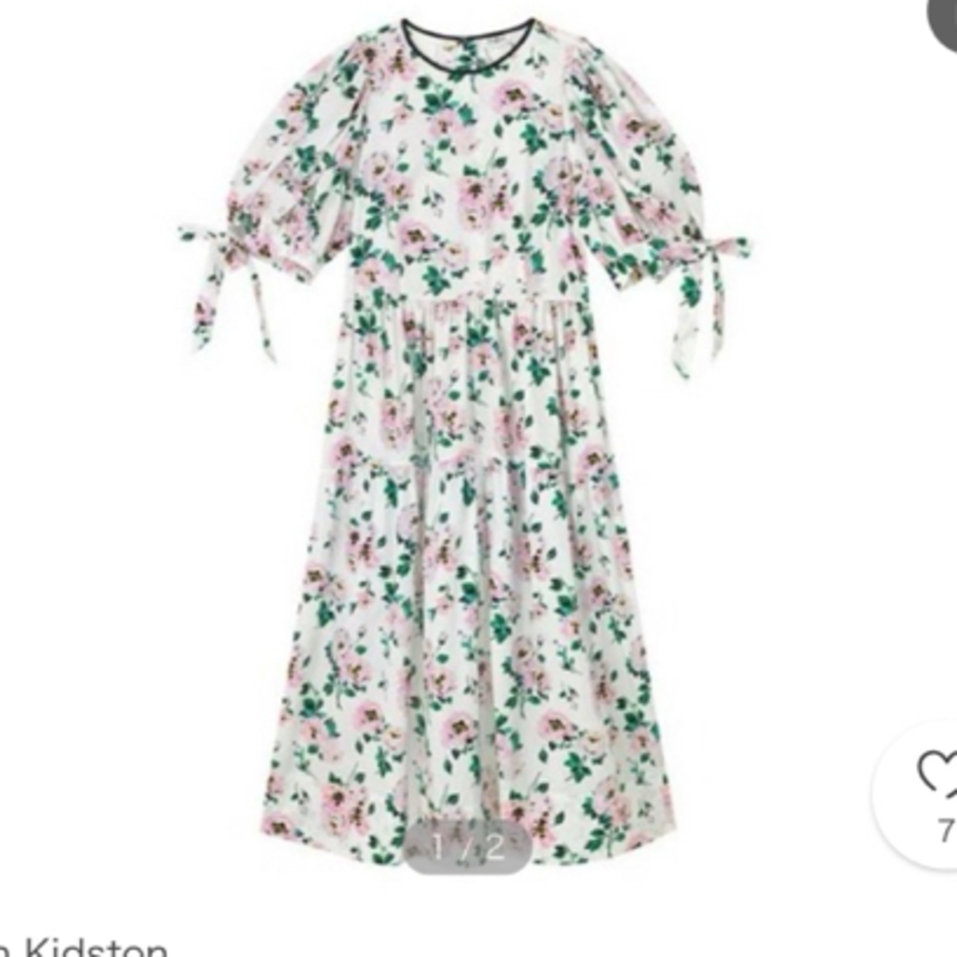 Cath Kidston(キャスキッドソン)の【新品】キャスキッドソンCath Kidstonソフトウエストドレス ローズ レディースのワンピース(ロングワンピース/マキシワンピース)の商品写真