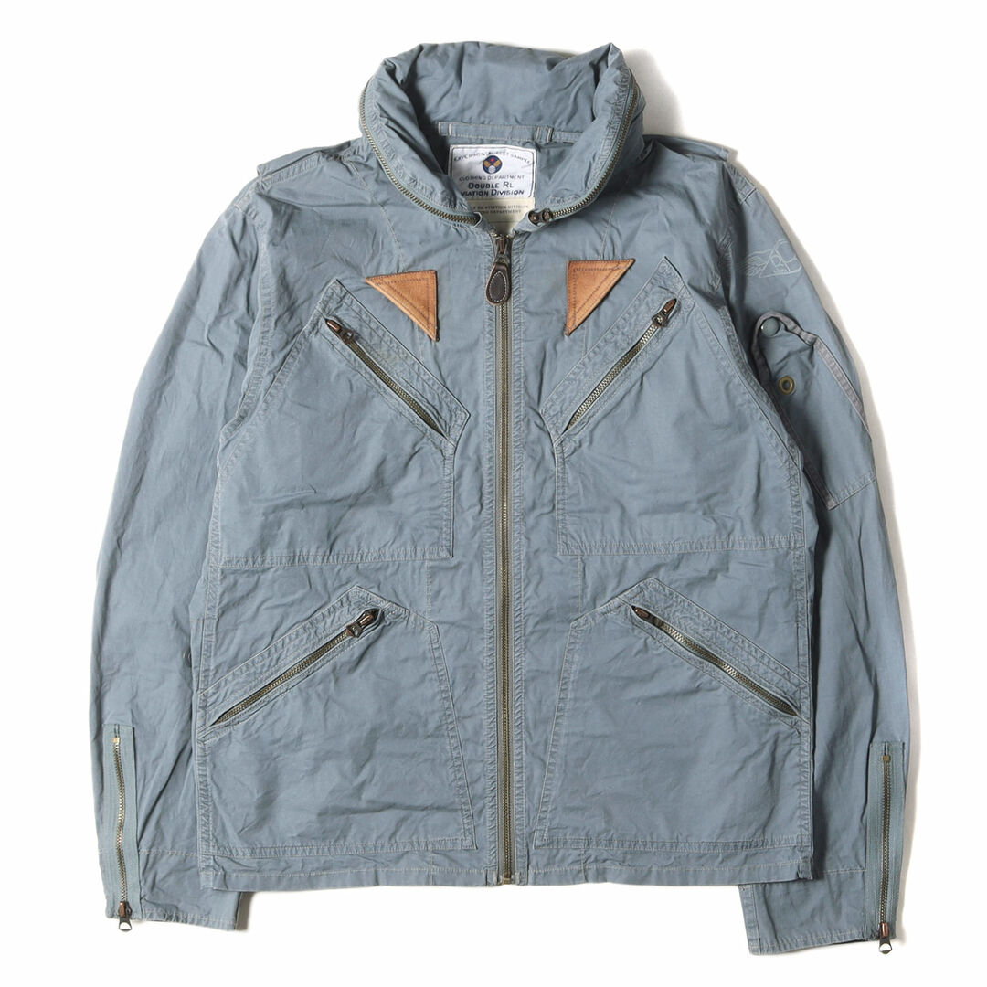 RRL(ダブルアールエル)のRRL ダブルアールエル ジャケット サイズ:S コットン フライトジャケット MASON FLIGHT JACKET ブルーグレー アウター ブルゾン 上着 【メンズ】【中古】 メンズのジャケット/アウター(ミリタリージャケット)の商品写真