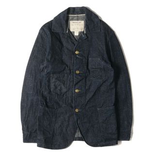 ダブルアールエル(RRL)の美品 RRL ダブルアールエル ジャケット サイズ:36(S) リジッド デニム レイルマンズ コート カバーオール インディゴ ブルー アウター ブルゾン 上着 ラルフローレン【メンズ】【中古】(カバーオール)