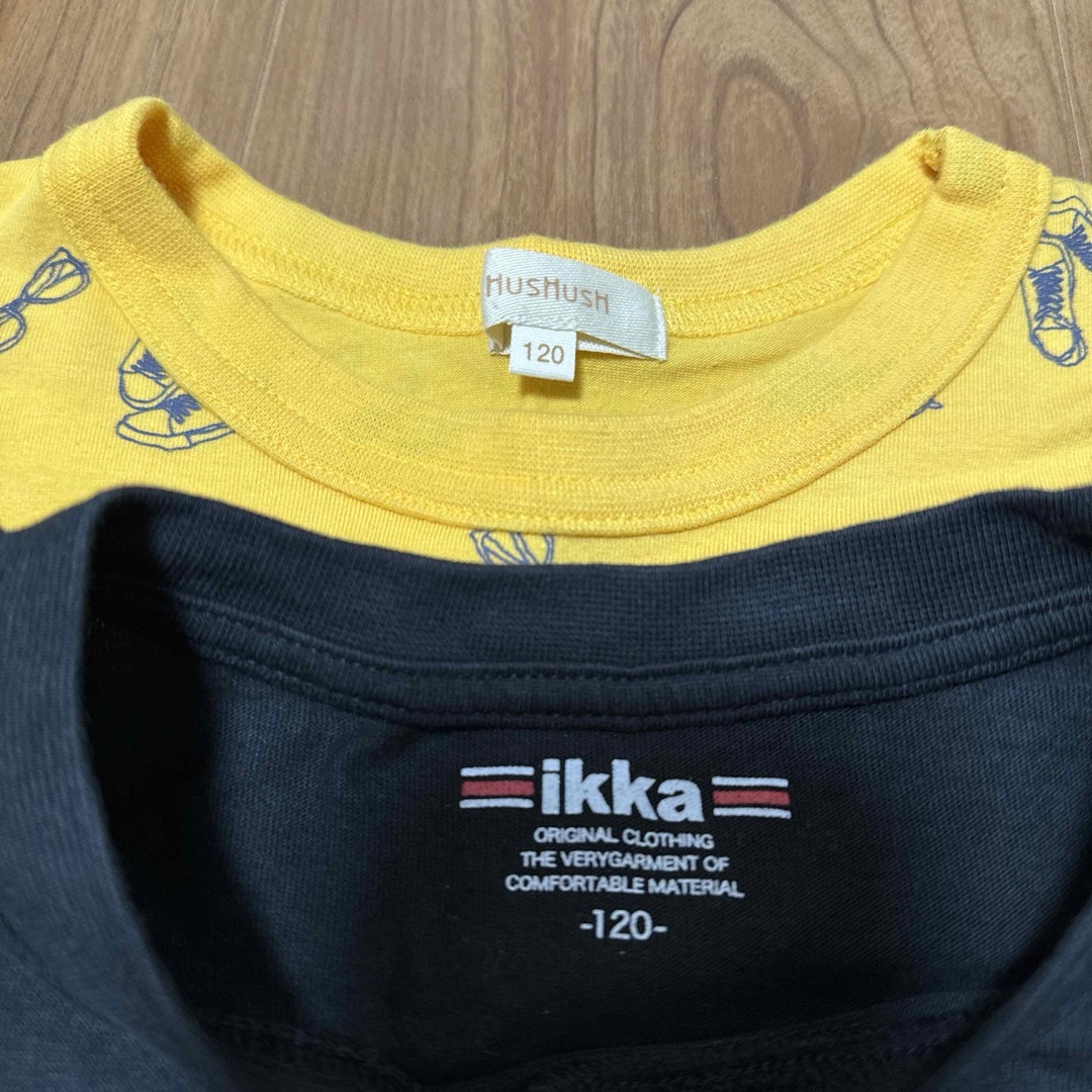 ikka(イッカ)のikka HusHusH 薄手 ロンT 男の子 120㎝ キッズ/ベビー/マタニティのキッズ服男の子用(90cm~)(Tシャツ/カットソー)の商品写真