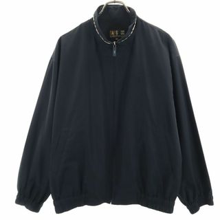 ダックス(DAKS)のダックス 日本製 長袖 ジップジャケット L ブラック系 DAKS メンズ 古着 【240305】(その他)