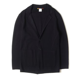 ポールスミス(Paul Smith)のPaul Smith ポールスミス ジャケット サイズ:L リンキング ウール ニット 2B テーラードジャケット 213401 521U ビジネス フォーマル ネイビー 紺 アウター ブレザー 上着【メンズ】【中古】(テーラードジャケット)