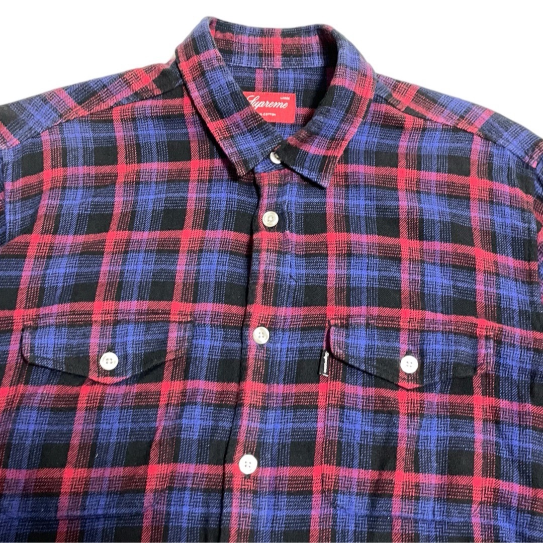 Supreme(シュプリーム)の11AW SUPREME Ombre Plaid  L シュプリーム シャツ メンズのトップス(シャツ)の商品写真