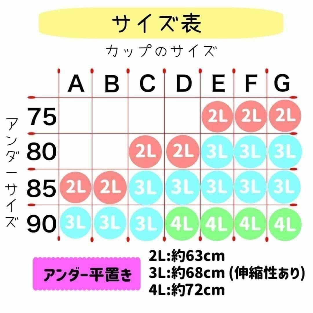 4L グレーノンワイヤーブラ D90~G90 レース下着 スポーツブラ 単品 レディースの下着/アンダーウェア(ブラ)の商品写真