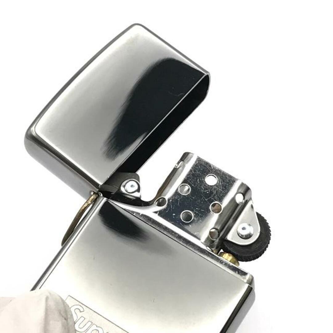 Supreme(シュプリーム)のSupreme シュプリーム ボックスロゴ Zippo ジッポ USA チェーン オイル ライター シルバー 未使用保管品 Y01 メンズのメンズ その他(その他)の商品写真