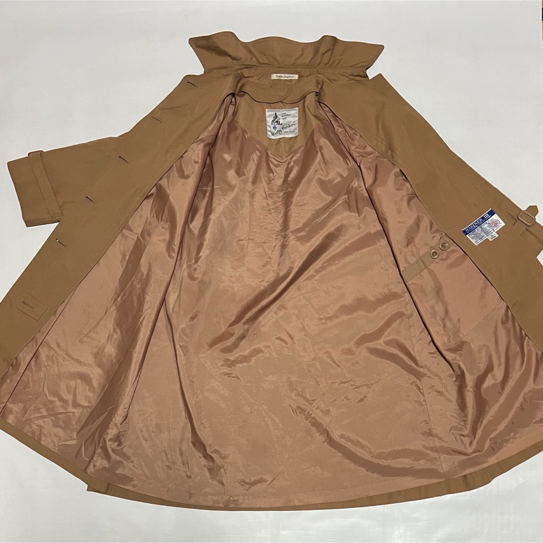 VINTAGE(ヴィンテージ)のWearin good health ロングコート ステンカラーコート US古着 レディースのジャケット/アウター(トレンチコート)の商品写真