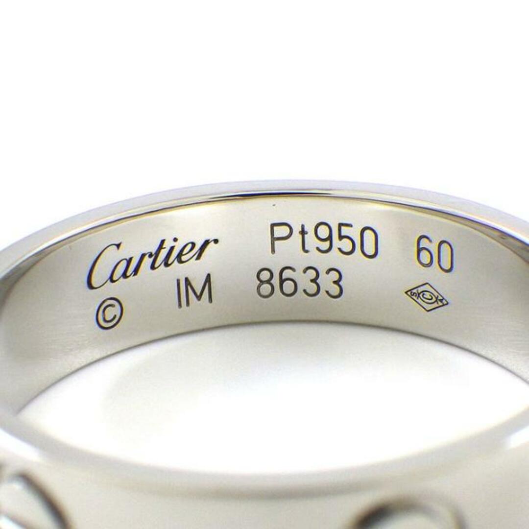 Cartier(カルティエ)のカルティエ Cartier リング ラブ B4084960 PT950 19.5号 / #60 【中古】 レディースのアクセサリー(リング(指輪))の商品写真