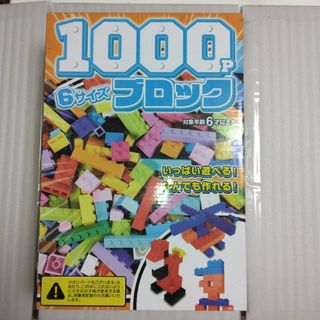 1000ピースブロック　6サイズブロック　知育玩具(知育玩具)