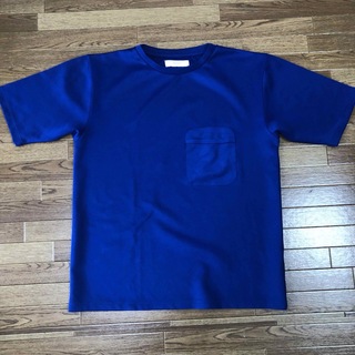 インヘリット(INHERIT)のINHERIT Tシャツ　サイズM ブルー(Tシャツ/カットソー(半袖/袖なし))