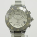Cartier マスト21 クロノスカフ デイト ボーイズ 腕時計 クォーツ