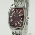 FRANCK MULLER トノーカーベックス クオーツ SS レッド文字盤