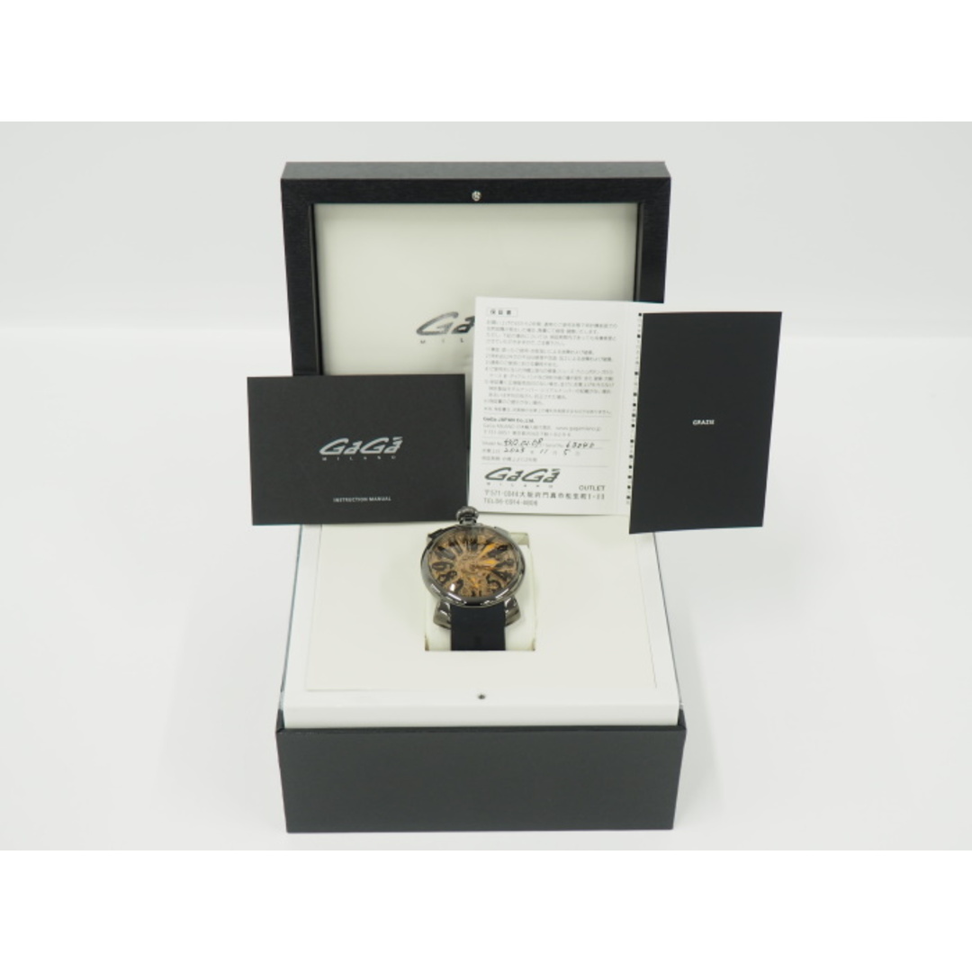 GaGa MILANO - GaGa MILANO マヌアーレ48 メンズ 腕時計 GaGa MILANO - GaGa MILANO マヌアーレ48 メンズ 腕時計