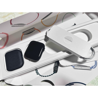 アップル(Apple)のApple Watch Series 7 45mm ミッドナイト アルミニウム(腕時計(デジタル))