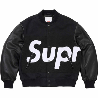 Supreme - Supreme Big Logo Chenille Varsity Jacket