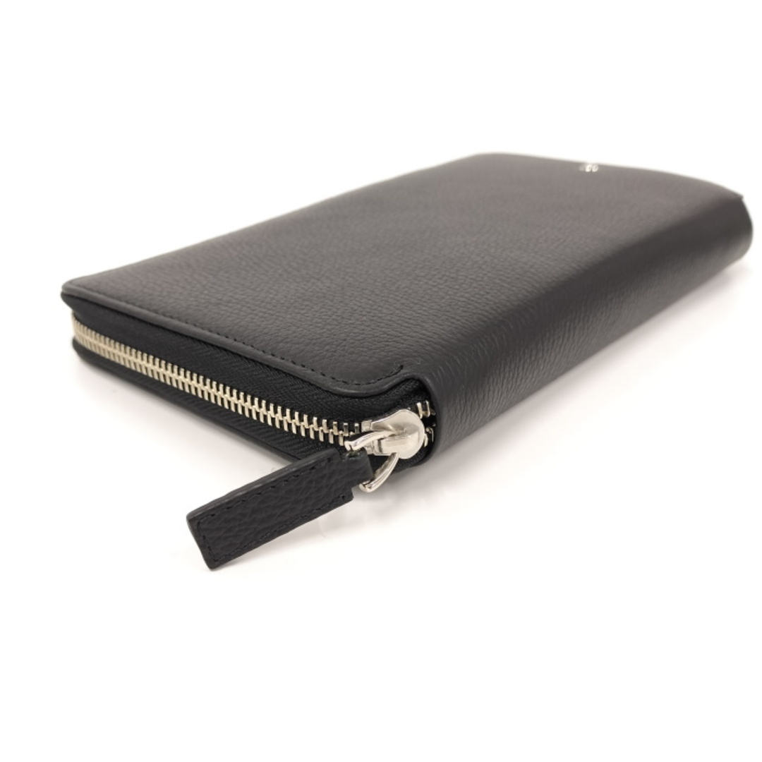 MONTBLANC - MONTBLANC 長財布 ラウンドジップ レザー ブラック MONTBLANC - MONTBLANC 長財布 ラウンドジップ レザー ブラック