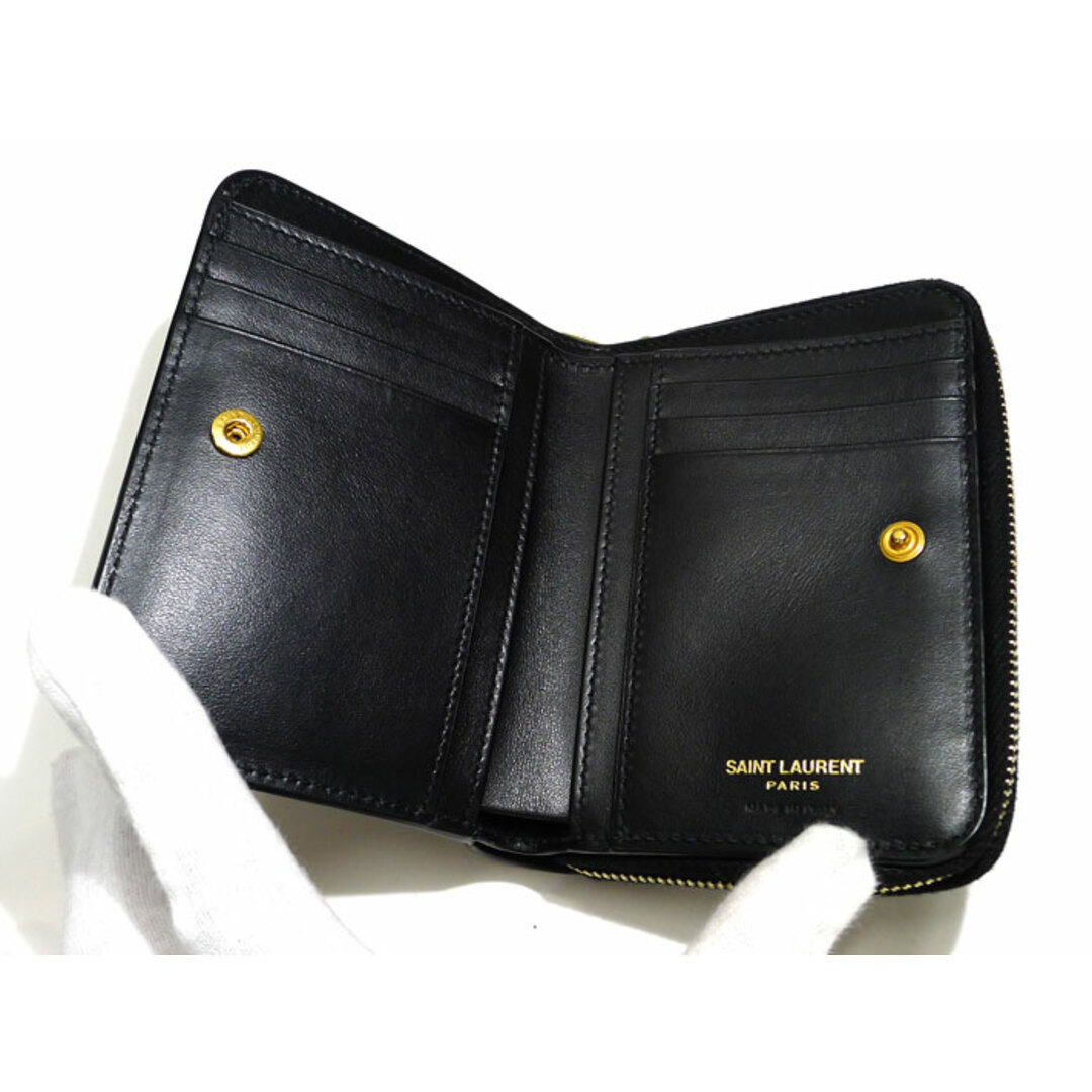SAINT LAURENT - SAINT LAURENT PARIS コンパクト フルジップ SAINT LAURENT - SAINT LAURENT PARIS コンパクト フルジップ