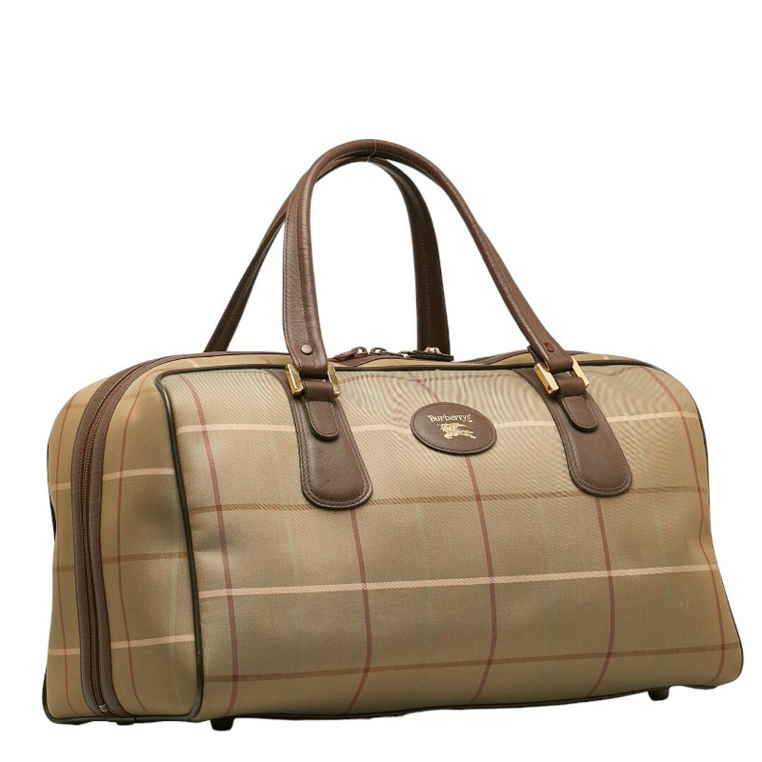 BURBERRY(バーバリー)のバーバリー チェック ボストンバッグ キャンバス レディース BURBERRY 【1-0136587】 レディースのバッグ(ボストンバッグ)の商品写真