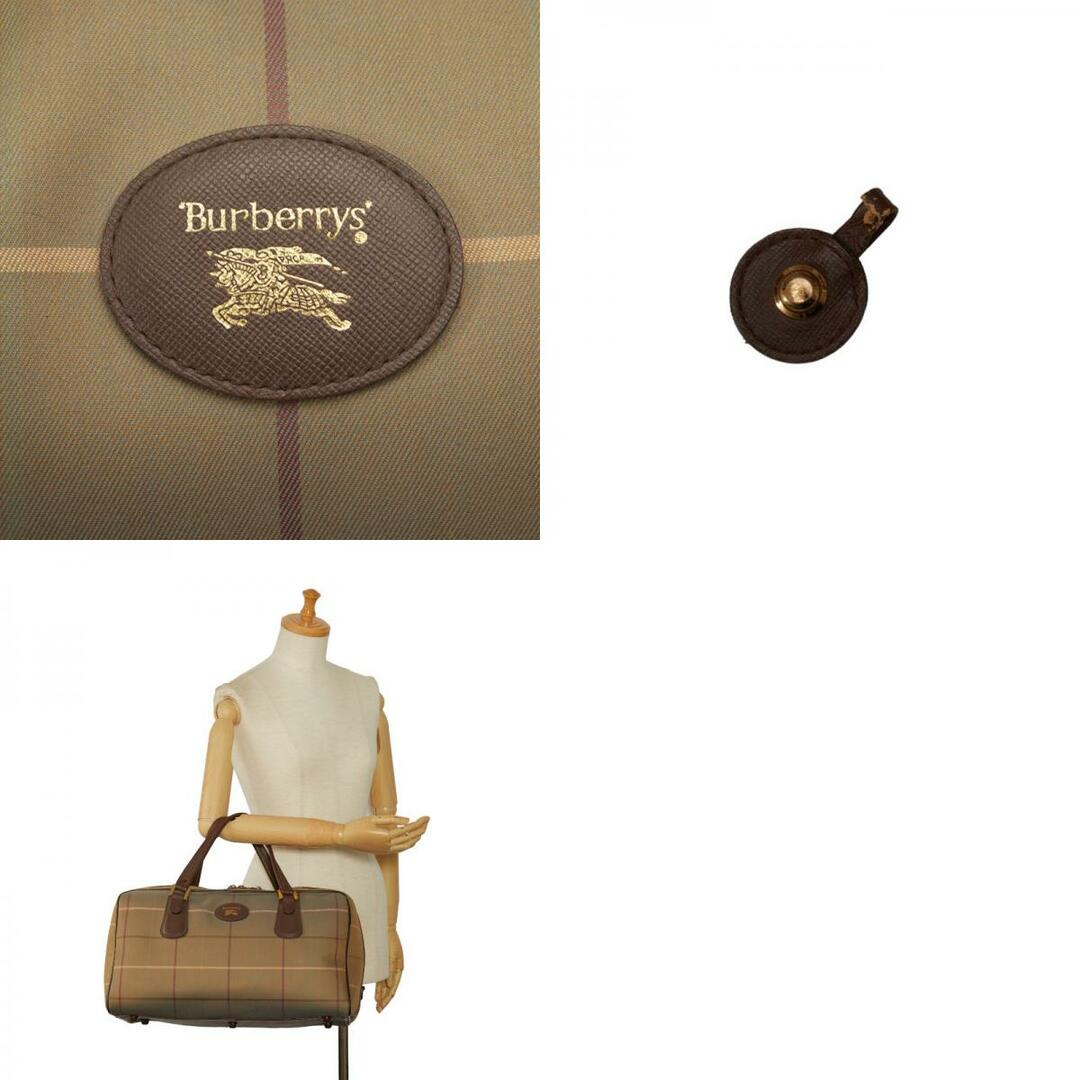 BURBERRY(バーバリー)のバーバリー チェック ボストンバッグ キャンバス レディース BURBERRY 【1-0136587】 レディースのバッグ(ボストンバッグ)の商品写真