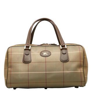 バーバリー(BURBERRY)のバーバリー チェック ボストンバッグ キャンバス レディース BURBERRY 【1-0136587】(ボストンバッグ)