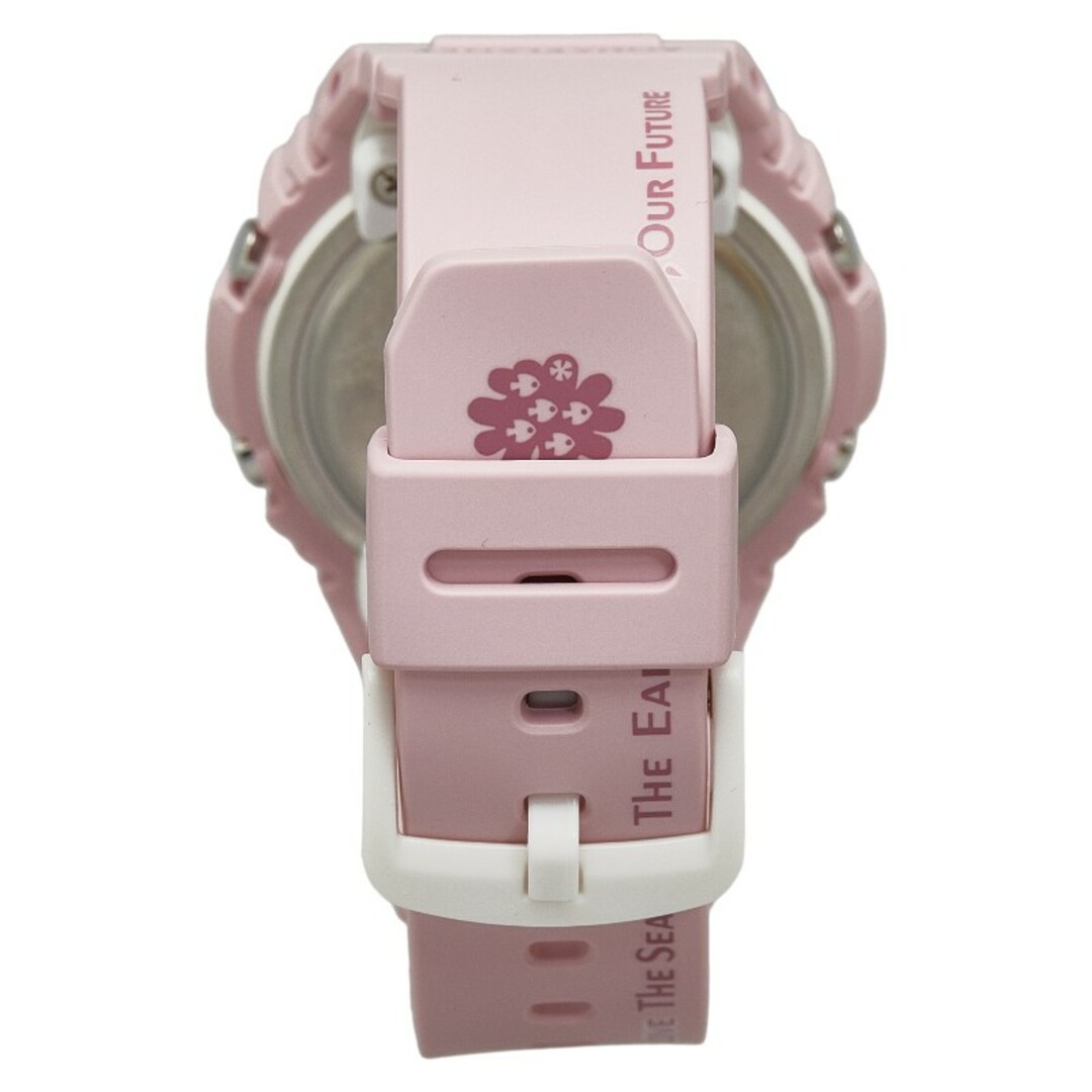 CASIO(カシオ)の美品 カシオ Baby G ×アクアプラネット Love The Sea And The Earth 腕時計 BGA 320AQ 4AJR クオーツ ピンク文字盤 ラバー レディース CASIO 【1-0137332】 レディースのファッション小物(腕時計)の商品写真