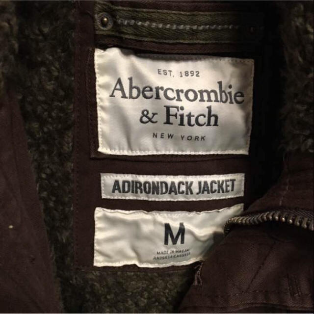 Abercrombie&Fitch(アバクロンビーアンドフィッチ)のアバクロ  メンズ  アウターADIRONDACK JACKET　ボアジャケット メンズのジャケット/アウター(ミリタリージャケット)の商品写真