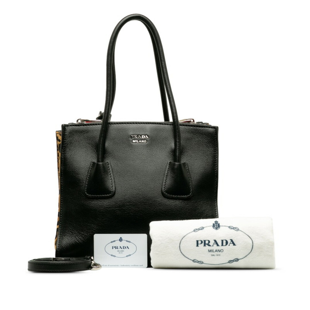 PRADA(プラダ)のプラダ レオパード ヒョウ 豹 ハンドバッグ ショルダーバッグ 2WAY 1BG625 レザー レディース PRADA 【1-0138676】 レディースのバッグ(ハンドバッグ)の商品写真