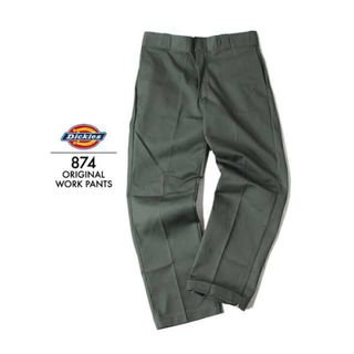 ディッキーズ(Dickies)のDickies 874 ORIGINAL WORK PANTS オリーブグリーン(ワークパンツ/カーゴパンツ)