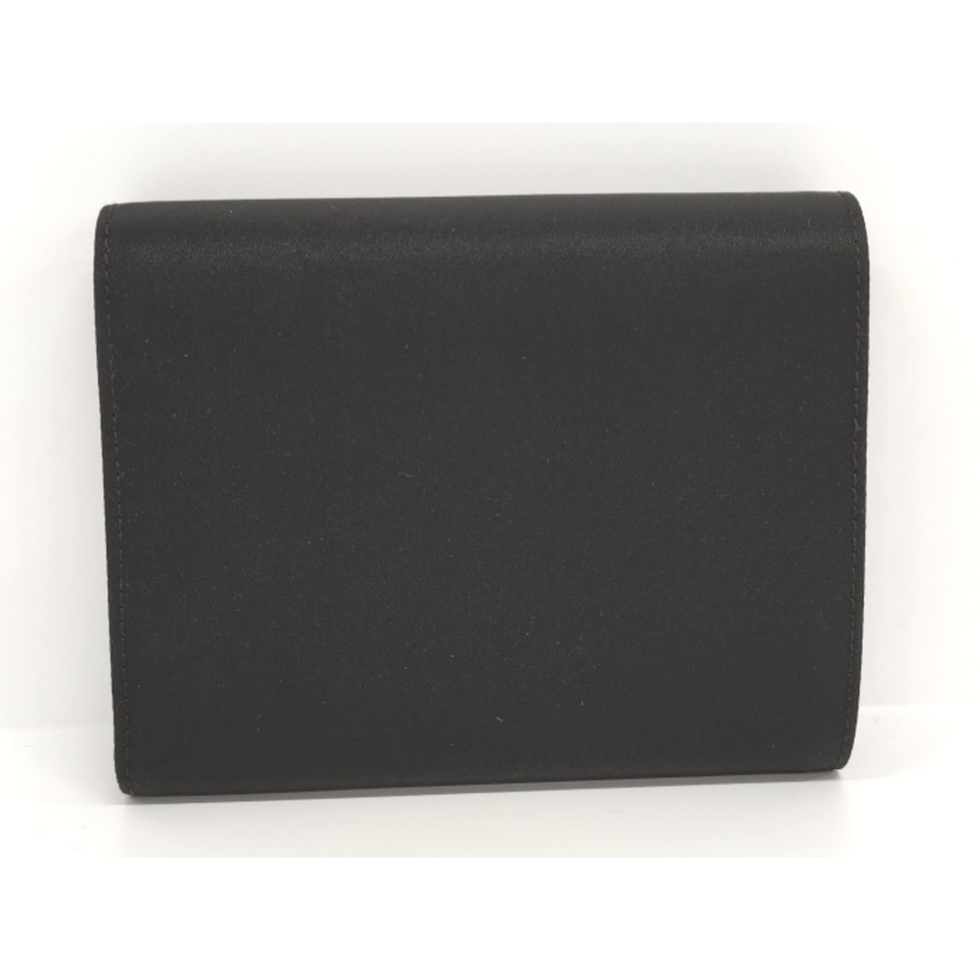 PRADA(プラダ)のPRADA 3つ折り 財布 ロゴ ナイロン ブラック レディースのファッション小物(財布)の商品写真