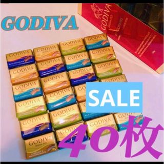 チョコレート(chocolate)のGODIVAナポリタンチョコレート 40枚(菓子/デザート)