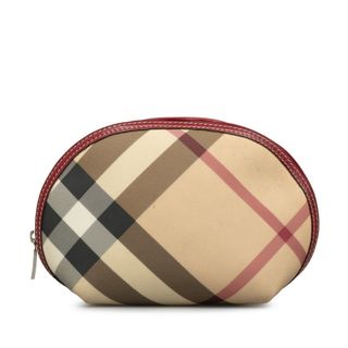 バーバリー(BURBERRY)のバーバリー ノバチェック 化粧ポーチ PVC レディース BURBERRY 【1-0139667】(ポーチ)