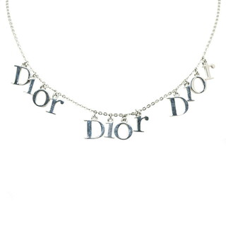 ディオール(Dior)の美品 ディオール ロゴ ネックレス メタル レディース Dior 【1-0140350】(ネックレス)