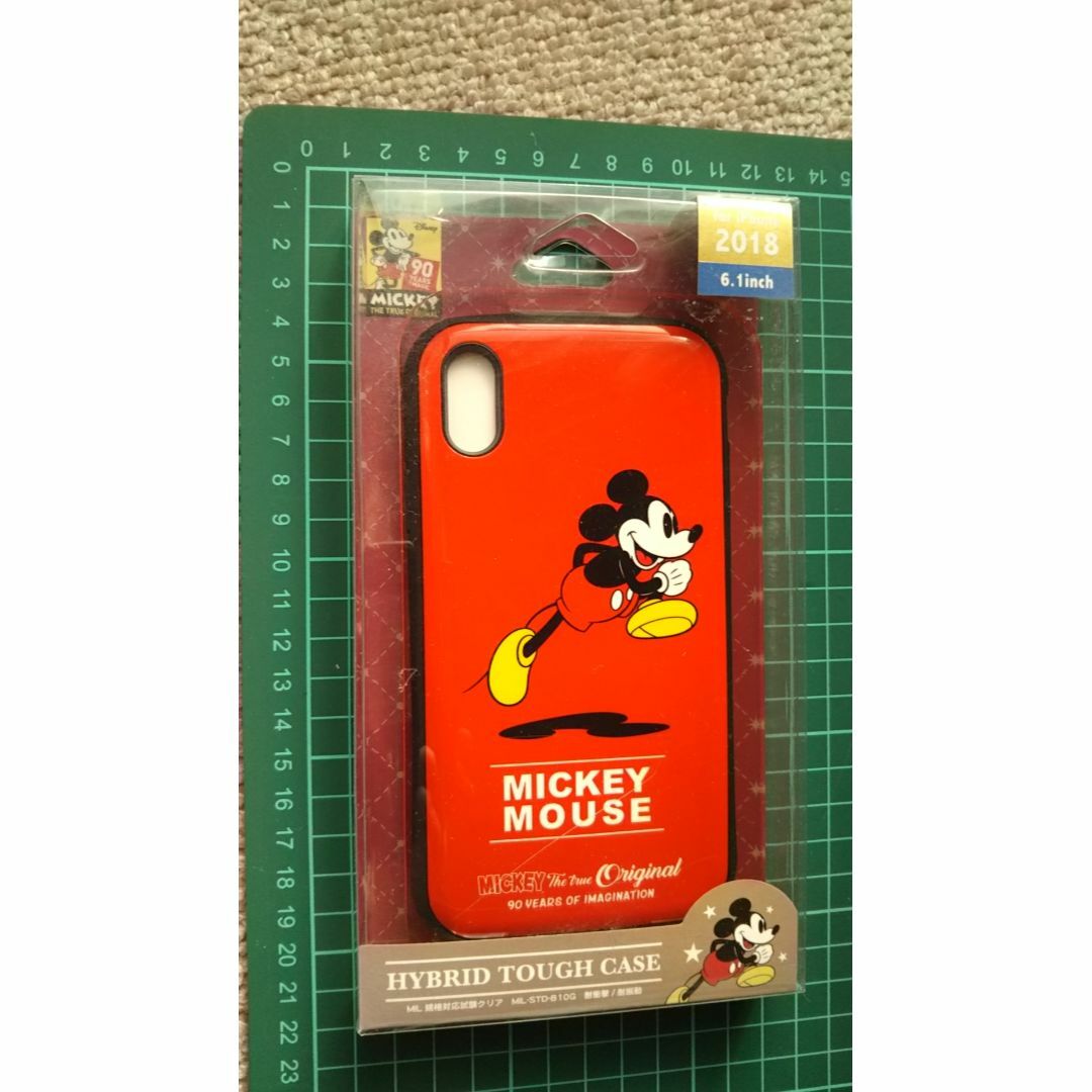 Disney(ディズニー)の新品未開封/鮮やかな赤/ミッキーマウス/iPhone XR用ケース/6.1インチ スマホ/家電/カメラのスマホアクセサリー(iPhoneケース)の商品写真