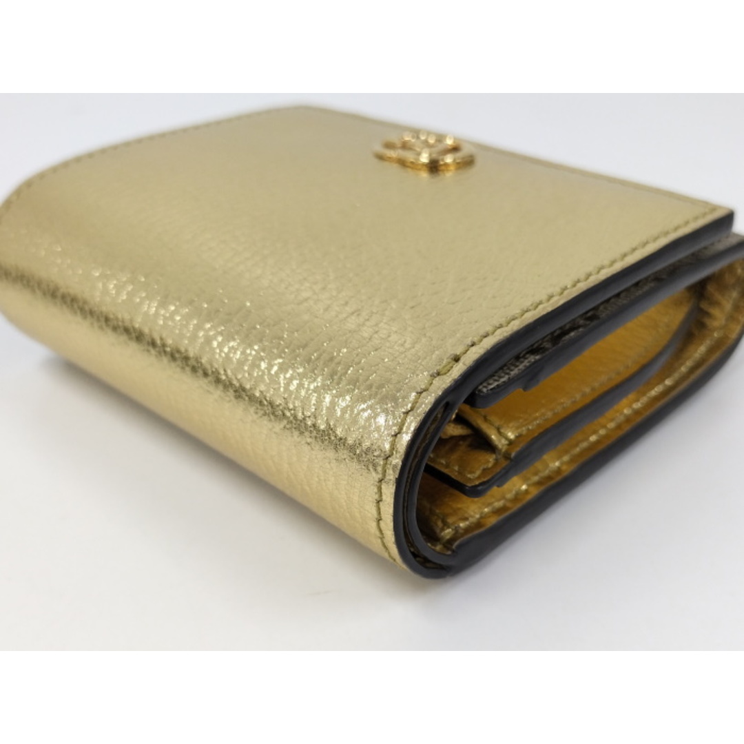 GUCCI - GUCCI ダブルG メタリックウォレット 二つ折り財布 日本 GUCCI - GUCCI ダブルG メタリックウォレット 二つ折り財布 日本