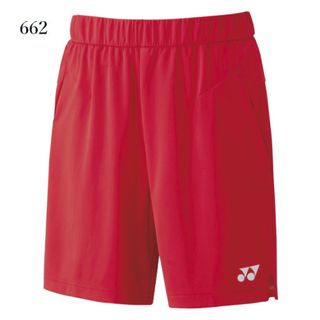 ヨネックス(YONEX)のYONEX ヨネックス テニスウェア ハーフパンツ 15114 赤 メンズL新品(ウェア)