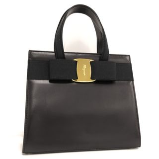 フェラガモ(Ferragamo)のSalvatore Ferragamo ハンドバッグ ヴァラリボン レザー(ハンドバッグ)