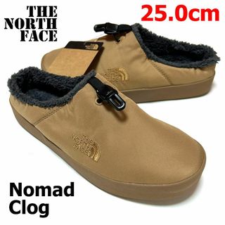 ザノースフェイス(THE NORTH FACE)の<新品>25㎝　ノースフェイス　ノマド クロッグ　ブラウン　防寒ブーツ(スリッポン/モカシン)