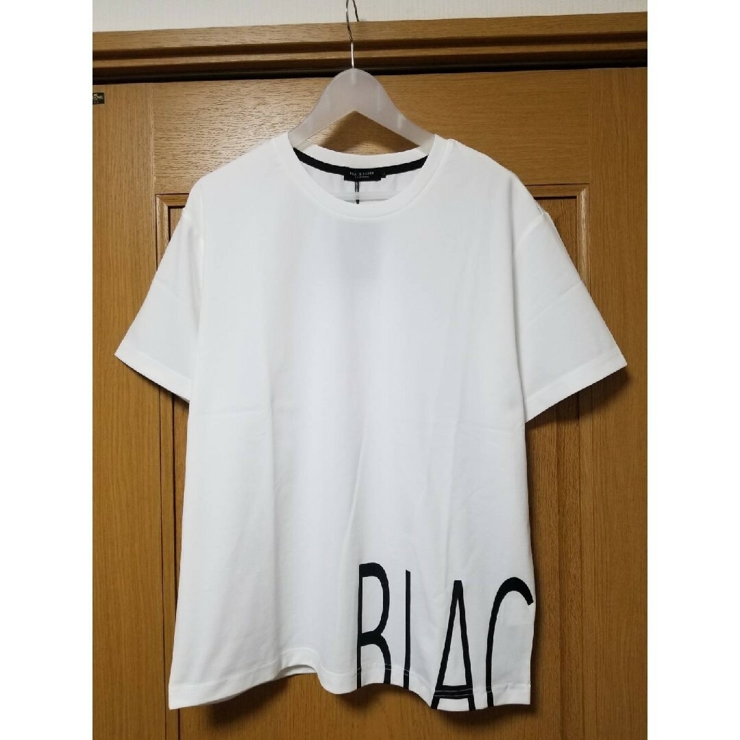 BLACK LABEL CRESTBRIDGE(ブラックレーベルクレストブリッジ)の【新品】ブラックレーベルクレストブリッジ　Tシャツ　白　L　バーバリー　582 メンズのトップス(Tシャツ/カットソー(半袖/袖なし))の商品写真
