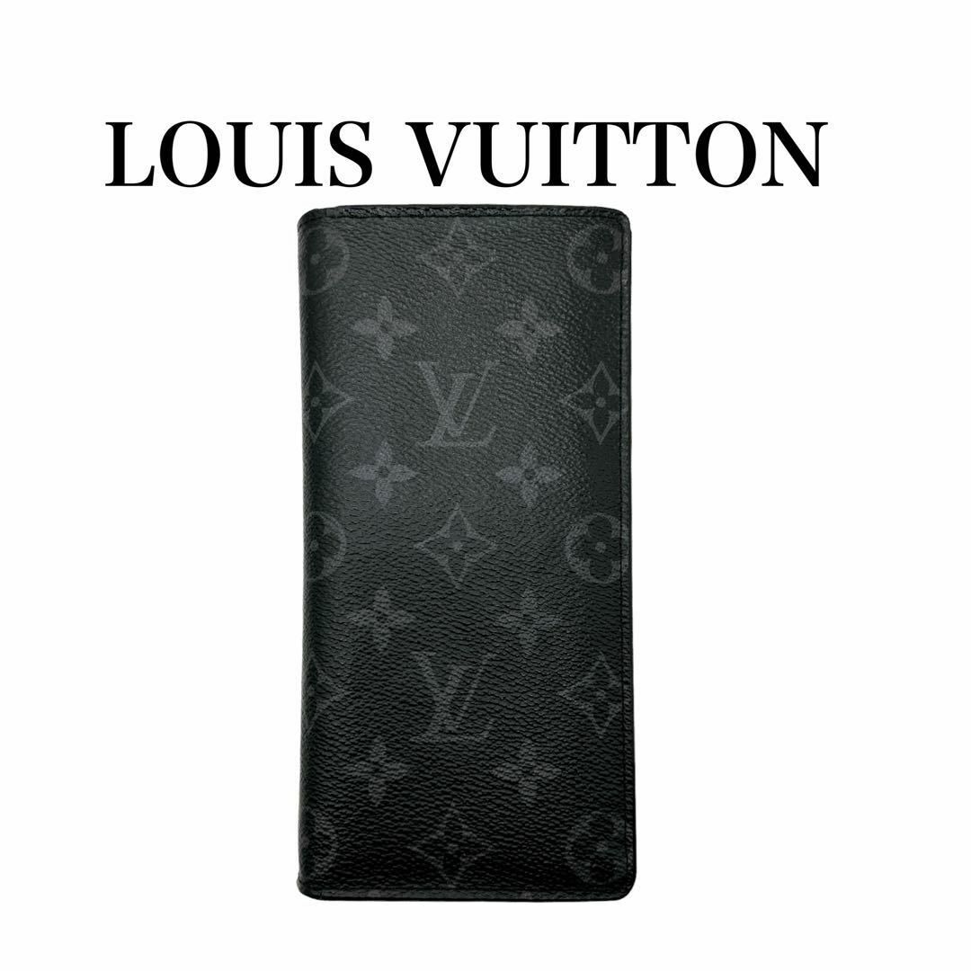 LOUIS VUITTON(ルイヴィトン)のルイヴィトン M61697 ポルトフォイユブラザ モノグラムエクリプス 美品 メンズのファッション小物(長財布)の商品写真