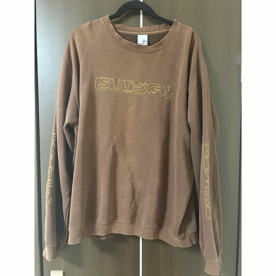 STUSSY(ステューシー)のstussy ブラウンスウェット old stussy メンズのトップス(スウェット)の商品写真