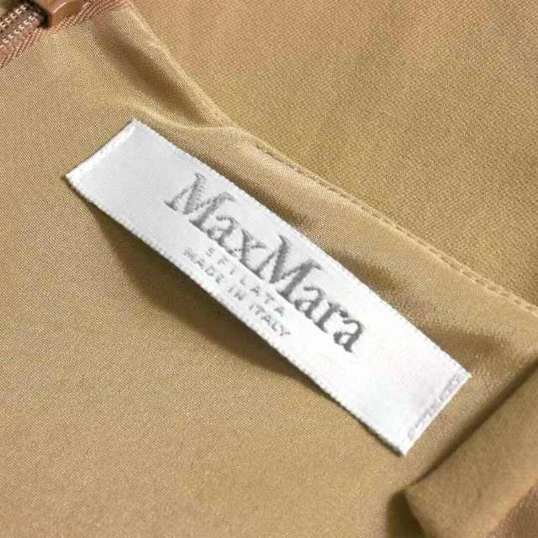 Max Mara(マックスマーラ)のマックスマーラ MAX MARA 白タグ ストレッチキャミソール 40 ベージュ レディースのトップス(キャミソール)の商品写真