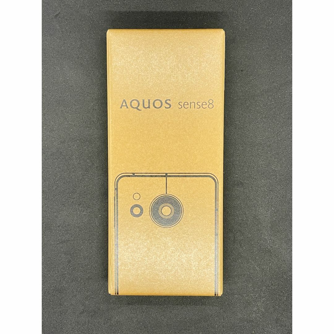 AQUOS(アクオス)の【新品】SIMフリー AQUOS sense8 ブラック イオンモバイル スマホ/家電/カメラのスマートフォン/携帯電話(スマートフォン本体)の商品写真