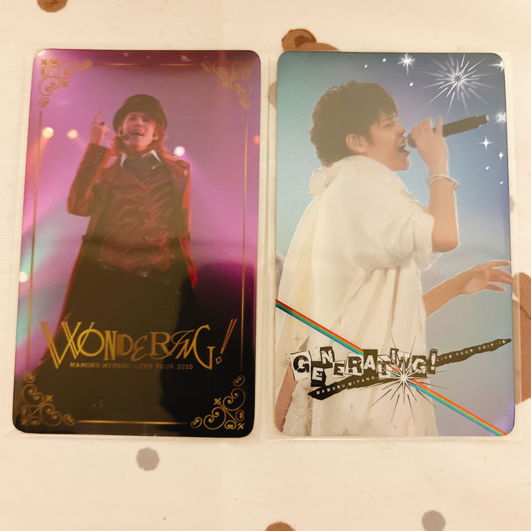 宮野真守 ライブ2023 SINGING!  歴代ライブフォトカードステッカー エンタメ/ホビーの声優グッズ(その他)の商品写真