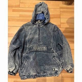 スターター(STARTER)のSTARTER　DENIM ANORAK JACKET(パーカー)