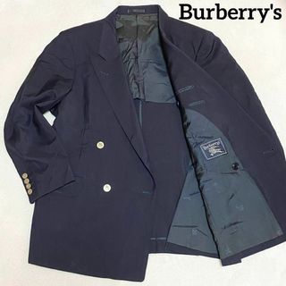 バーバリー(BURBERRY)のバーバリー　テーラードジャケット　ネイビー　BE4（M相当）　金ボタン　紺ブレ(テーラードジャケット)