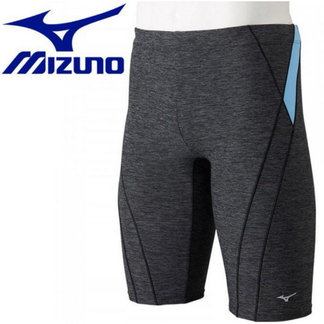 MIZUNO(ミズノ)の送料無料 新品 MIZUNO ハーフスパッツ(立体カップ付) S サックス メンズの水着/浴衣(水着)の商品写真